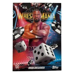 2025 Topps Wrestlemania 41 WWE WORLD Vegas Exclusive Card LE WM-15 BRON BREAKKER